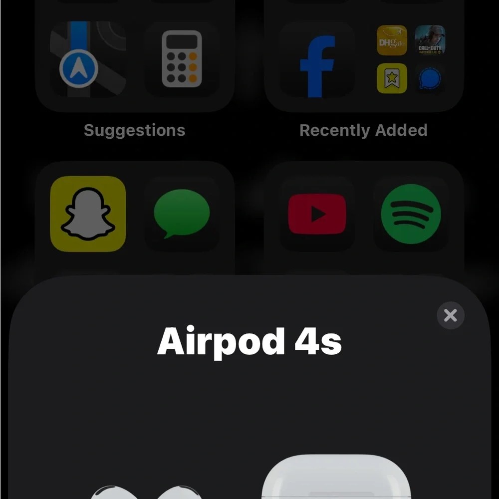 Apple AirPods 4th generation active noise cancellation